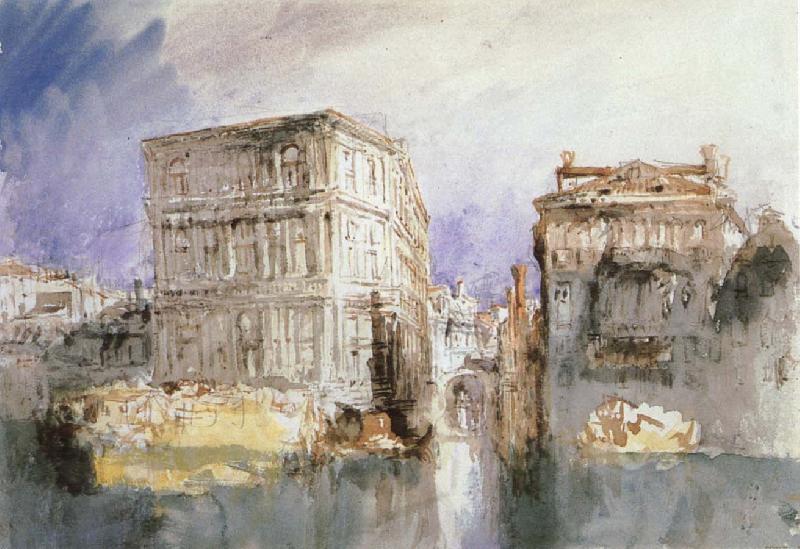 Joseph Mallord William Turner Canal oil painting picture